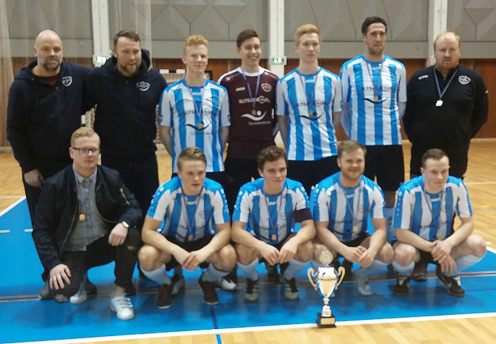 Karlalið Selfoss - Íslandsmeistarar í Futsal.
