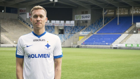 Guðmundur Þórarinsson er genginn til liðs við sænska knattspyrnuliðið IFK Norrköping. Ljósmynd: IFK Norrköping.