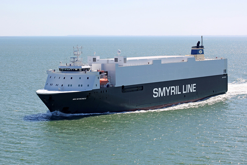 Mykines, nýjasta flutningaskip Smyril Line Cargo.